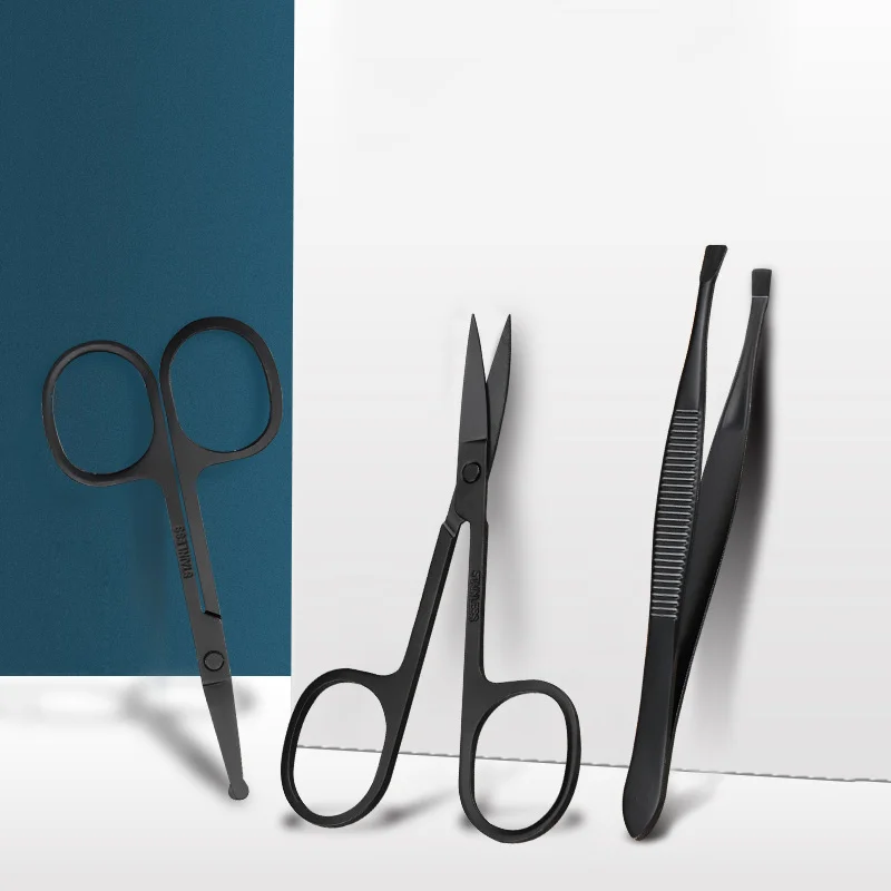 7/10/12/16/18pc Frese per manicure Tagliaunghie Set Per uso domestico Cucchiaio per orecchie in acciaio inossidabile Manicure Pedicure Forbici Strumento per la bellezza