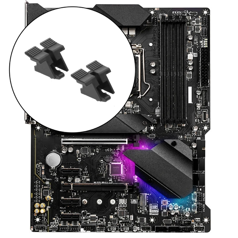 5Pcs PCIE 16X Slot für Desktop-Computer Mainboard mit Fishtail Befestigungs Clip PCIE DropShipping