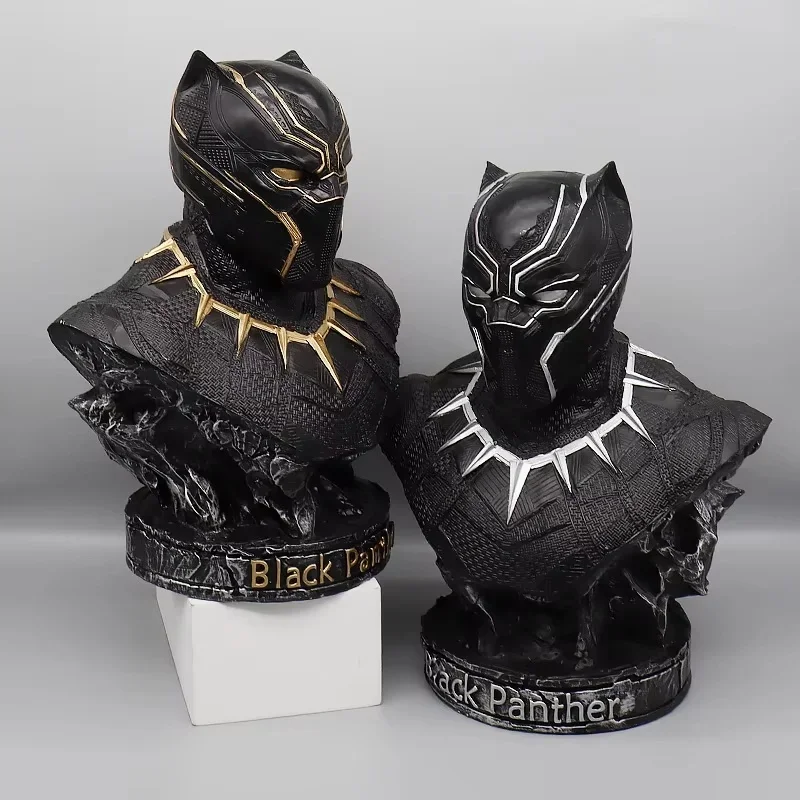 Marvel lenda vingadores peito ação homem estúdio pantera negra 36cm estátua modelo coleção brinquedos presentes para amigos classm