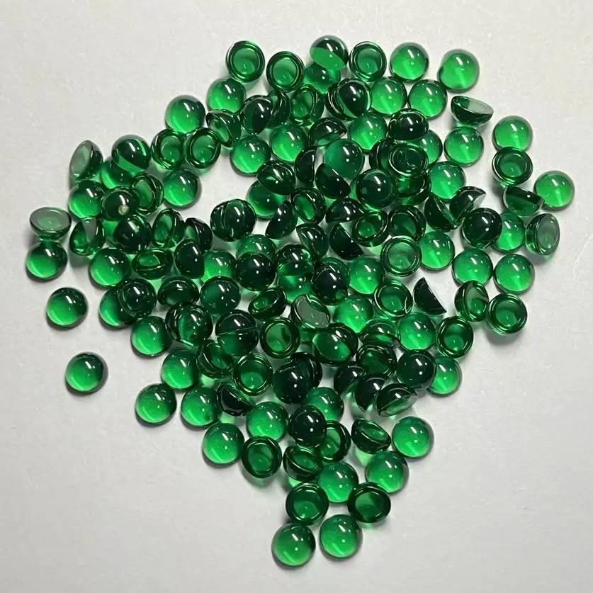 

Синтетический круглый кабошон 3-10 мм, зеленый шпинель, камень 113 # Драгоценные камни синей шпинели