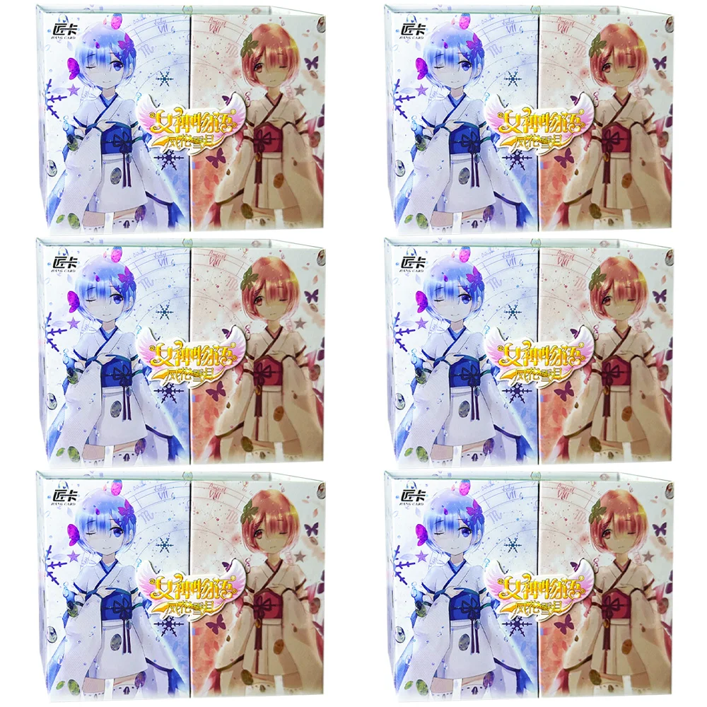 Goddess Story Waifu Collection Card Christmas Gift Box Anime Figures Child Kids Gift Game Card Table Toys For Family Birthday