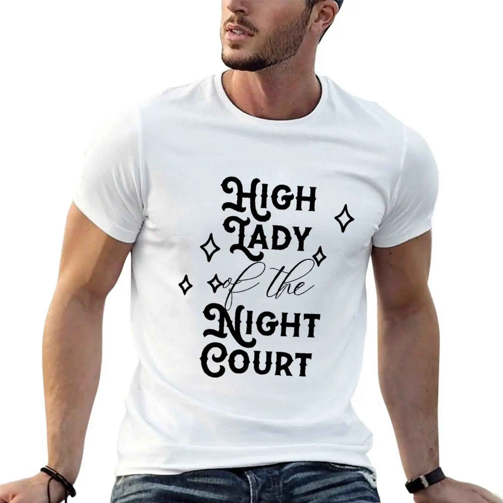 

High Lady of the night court ACOTAR series T-Shirt essential t shirt t shirts for man slim fit t shirt for man T-Shirt