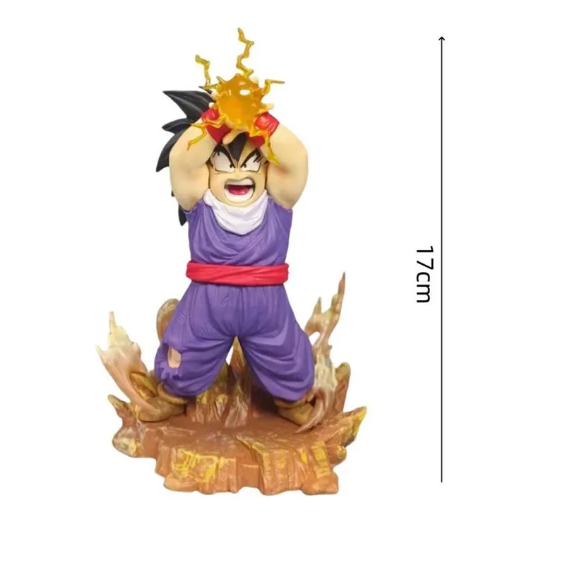 17.5cm Anime Dragon Ball Son Gohan Model Figure Angry Son Gohan Action Figure PVC Statue Collection Model Ornaments