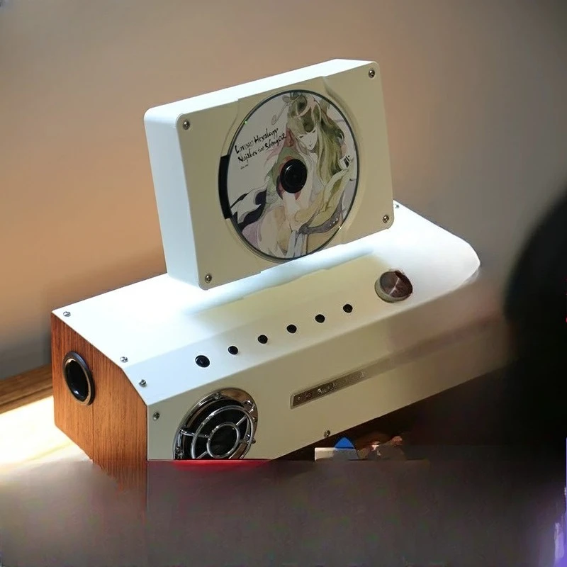 Diamond Rust 2.1 Channel Bluetooth Audio Integrated Album CD Player, Versatile at Home