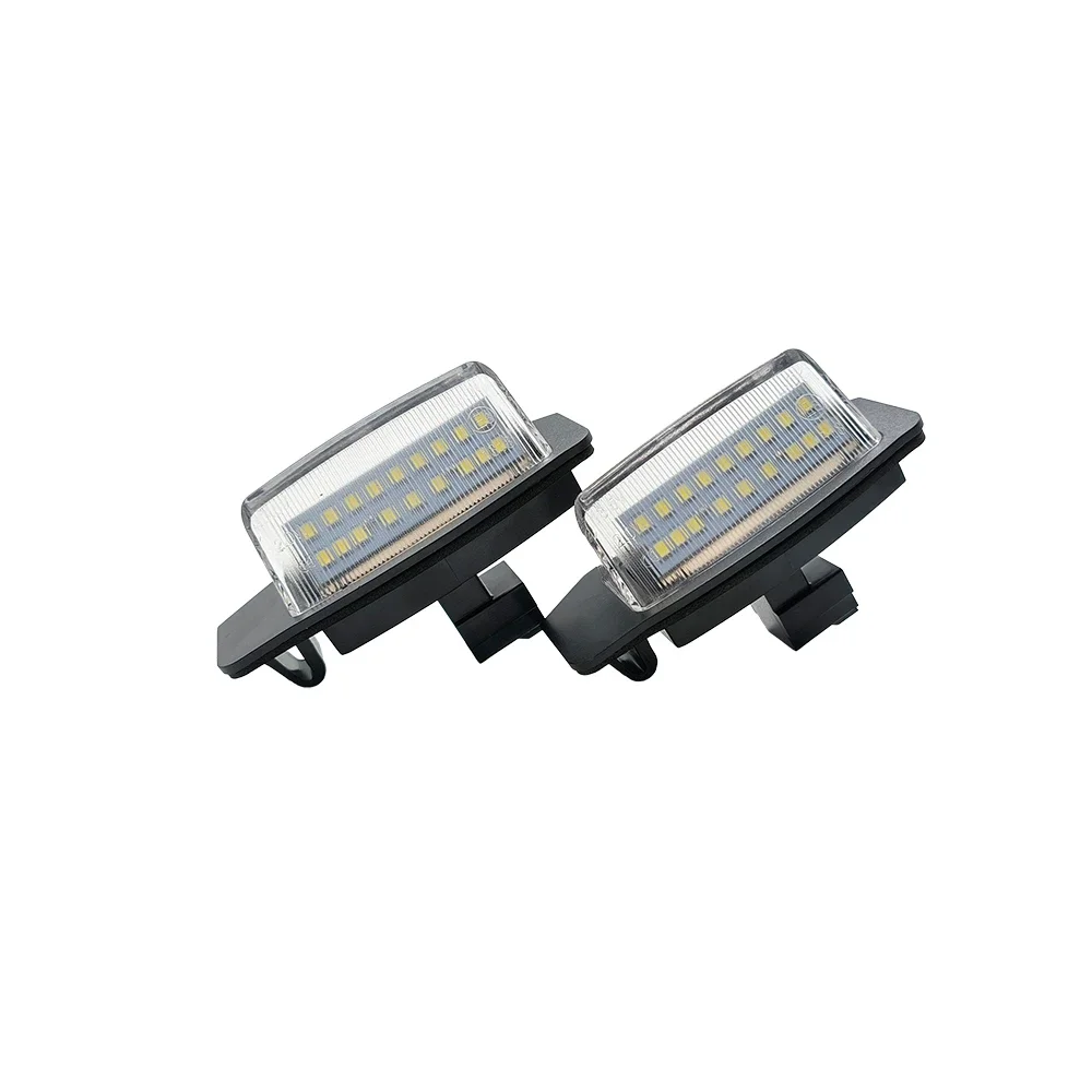 2Pcs/set Car LED License Plate Number Light for Mitsubishi Lancer Sportback Outlander with Built-in Canbus Controller