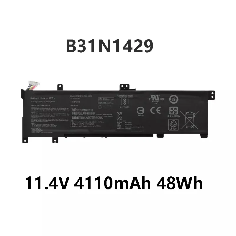 

B31N1429 11.4V 4110mAh 48Wh Laptop Battery For ASUS K501LX K501UX K501UB K501LB V505L A501L
