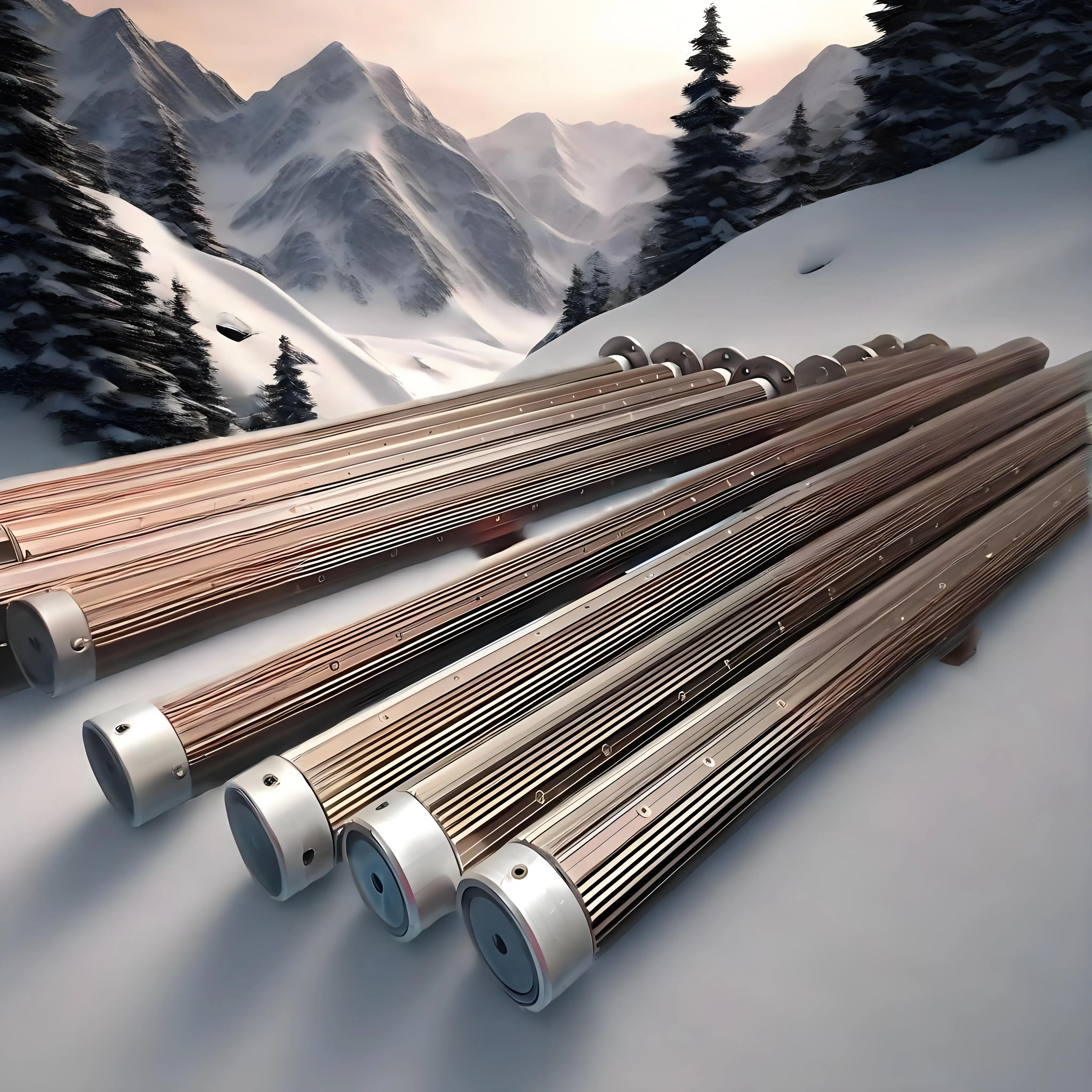 Eje expandible de aire de venta caliente TLF Eje de aire de aleación de aluminio con certificación de acero y CE de 3\" a 6\"