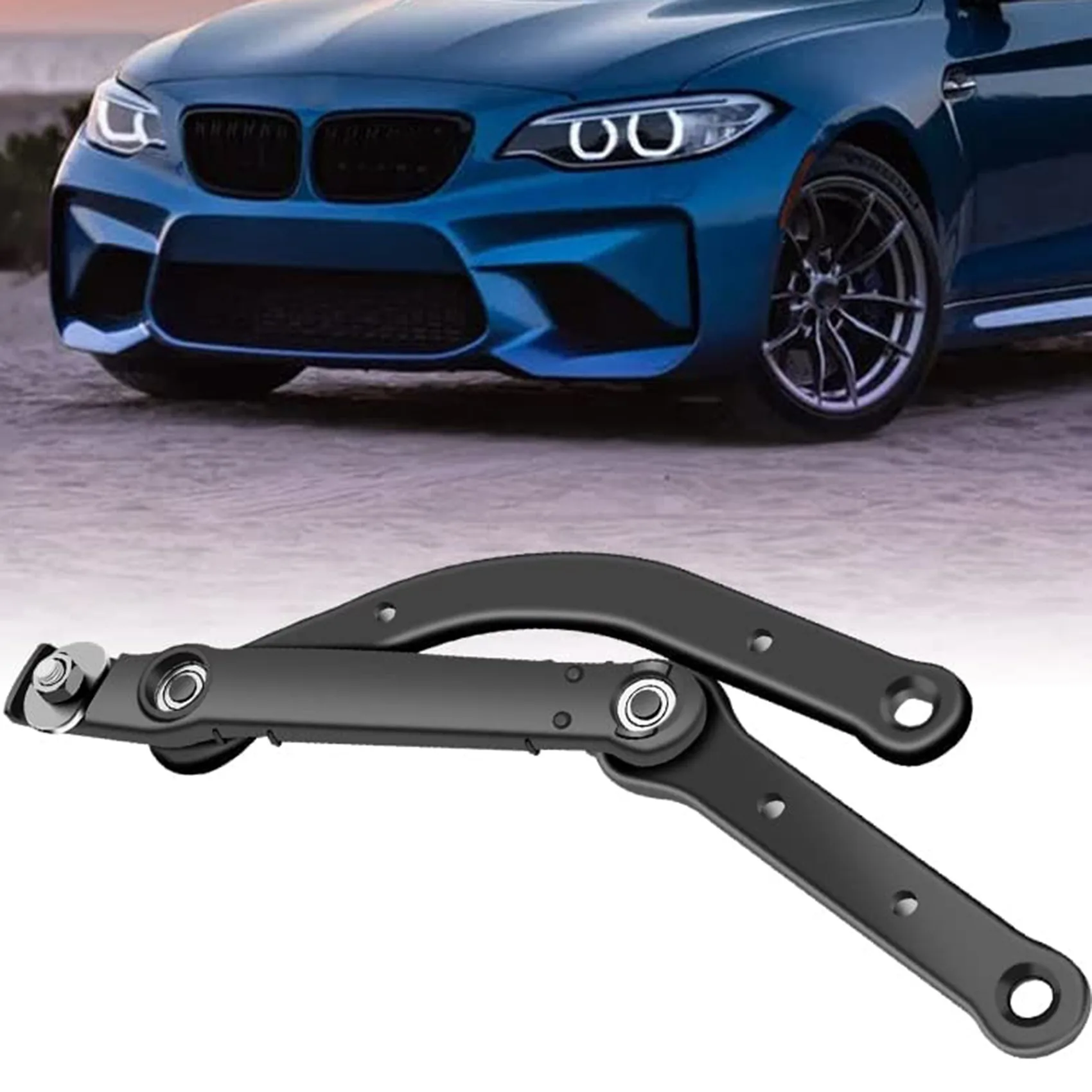 Bras d\'essuie-glace avant droit de voiture, bras d\'essuie-glace avant LHD pour BMW E60, E61, E63, E64, 61617185366, accessoires de voiture