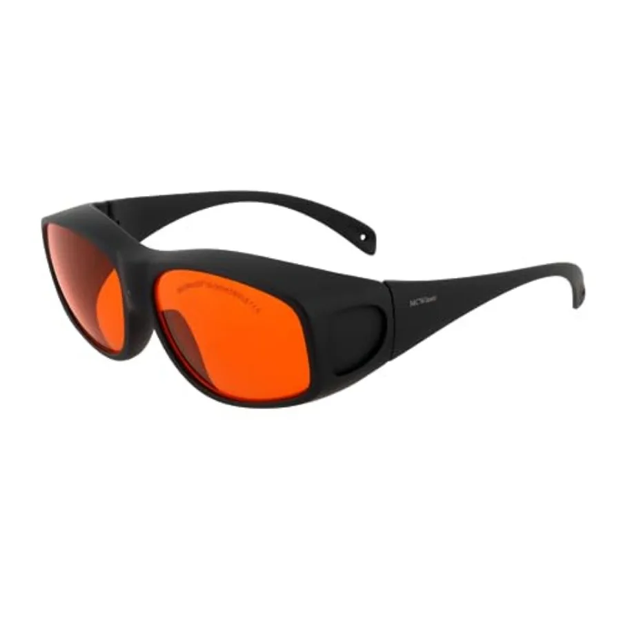 MCWlaser Laser Safety Glasses 190-540nm Protective Goggles CE for UV Lamp Ultraviolet/Blue/Green Laser Absorption Type EP-3 - view 5