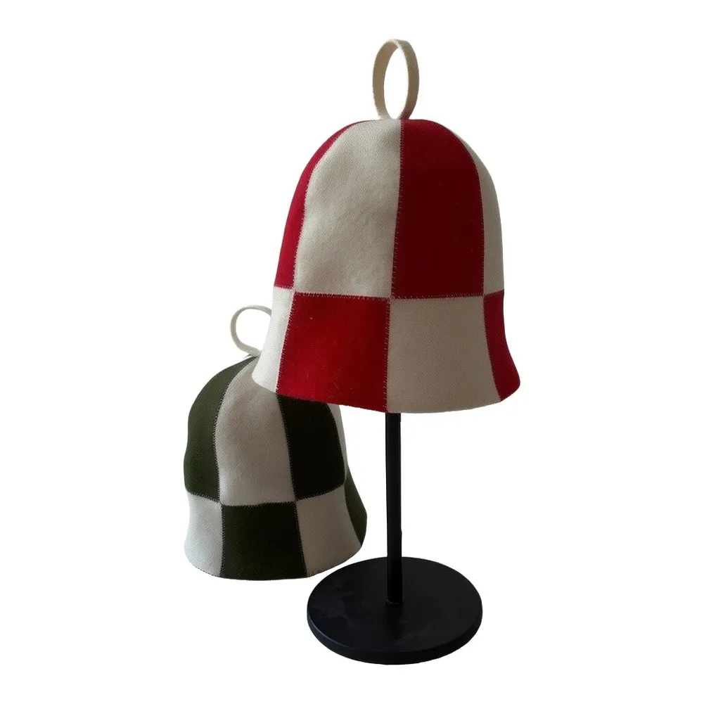 For Steam Room Use Heat Protection Cap Felt Sauna Hat Lightweight Breathable High Heat Resistance Moisture Resistant