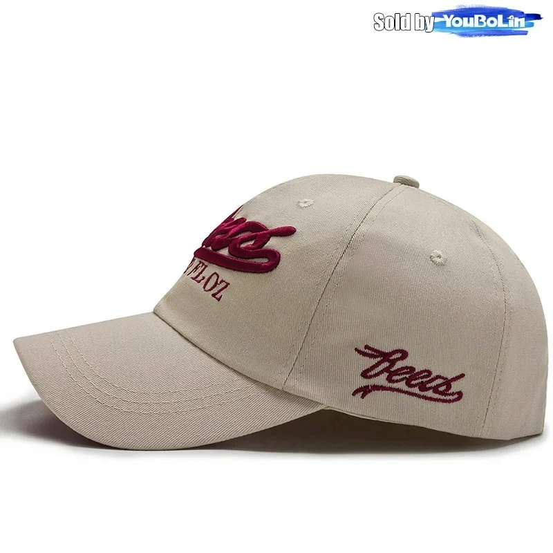 Letters 3D Embroidery Cotton Adjustable Baseball Cap Sun Hat Trucker Caps Dad Hats - view 6
