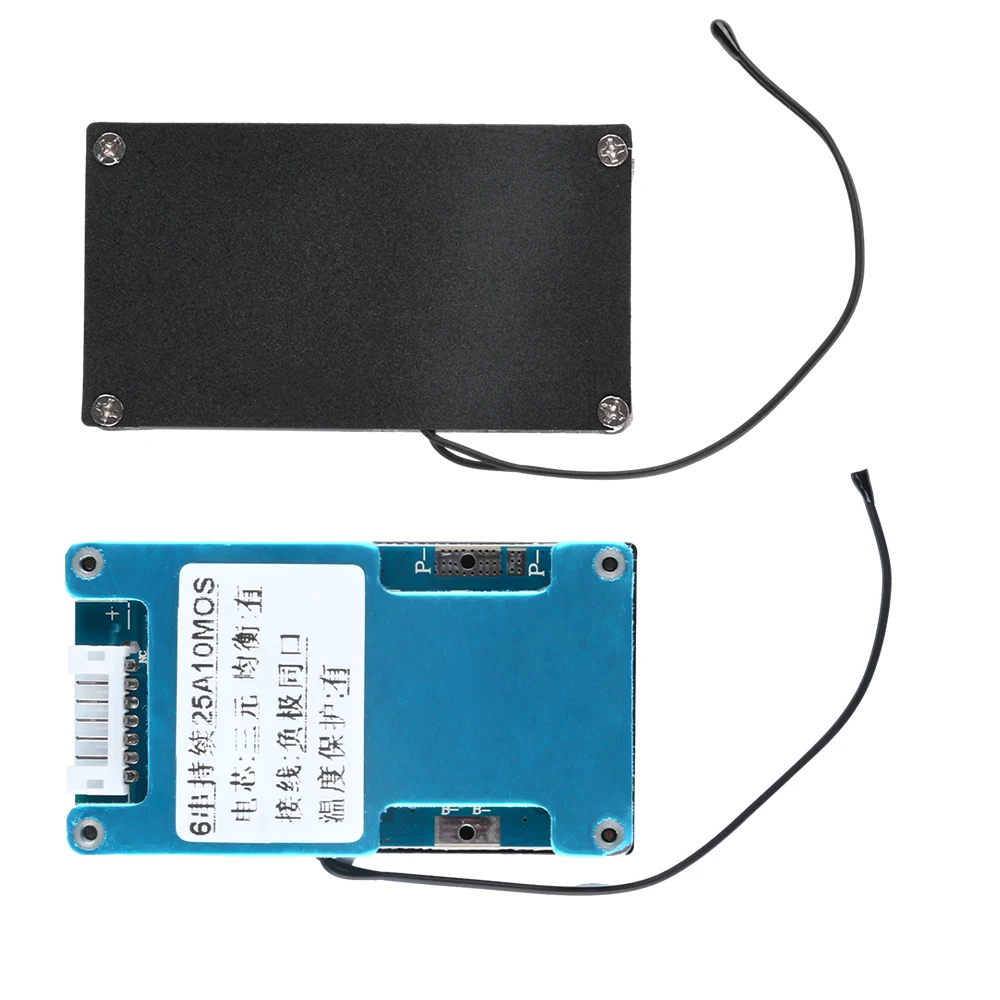 Lithium Battery Protection Board 6S 22.2V 15A 20A 25A BMS-Equalized Charge Board Electric Wrench Power Tool Escooter Charge