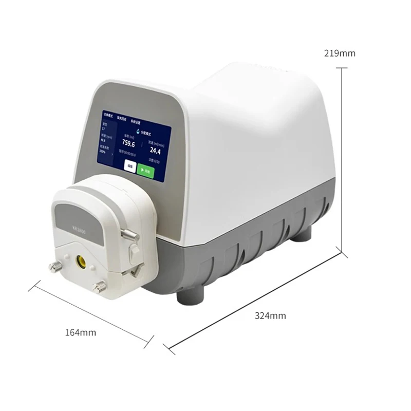 High Flow Peristaltic Pump WiFi AC110-220V UIP3 Stepper Motor Dosing Pump with RS485,Foot Switch for Lab and Filling