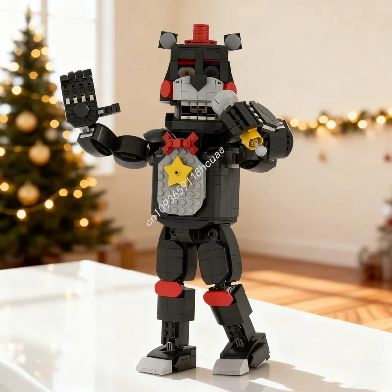 

Набор строительных блоков MOC Lefty Gamesed, 975 деталей, архитектурная модель, для сборки своими руками, рождественский подарок, креативная игрушка, идея для подарка на день рождения ребёнку