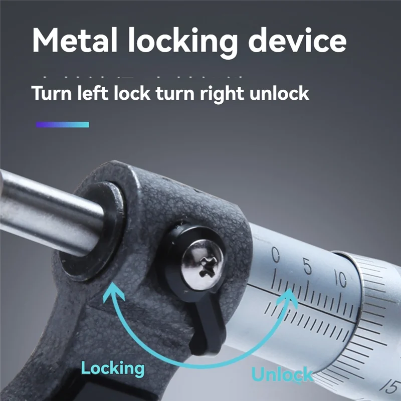 Ljl medidor preciso micrômetro 0-25mm 0.01mm fora métrico caliper medição micrômetro ferramenta micrômetro mecânico