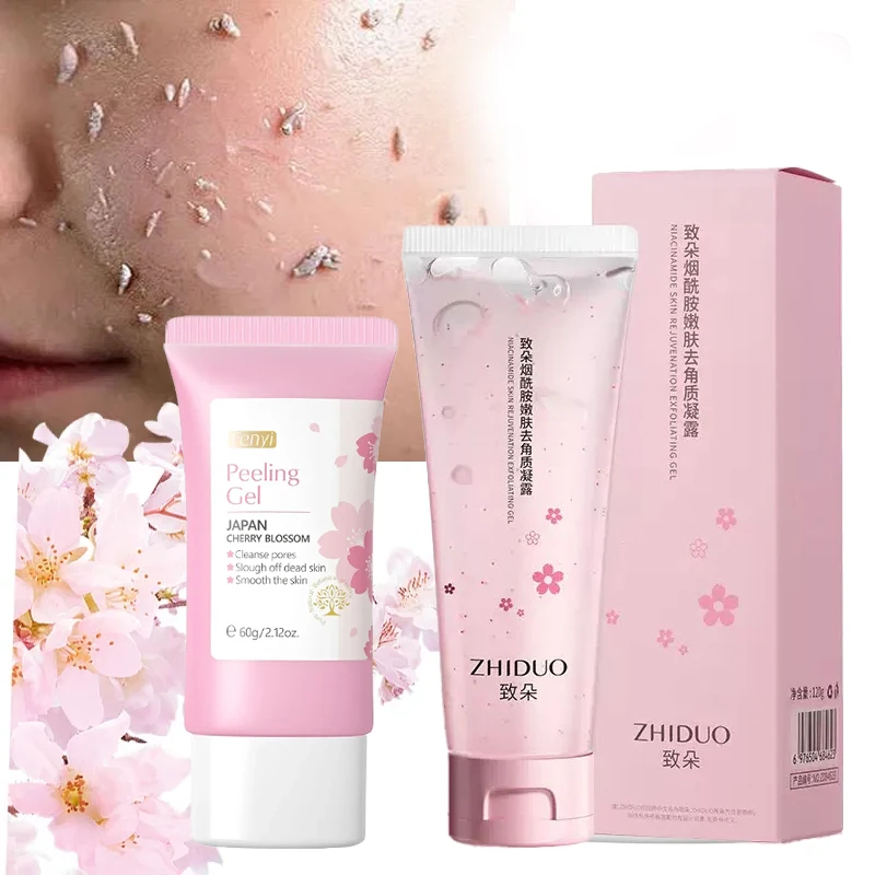 

Гель для глубокого очищения и отшелушивания кожи, увлажняющий и отбеливающий скраб для лица, средство для ухода за кожей