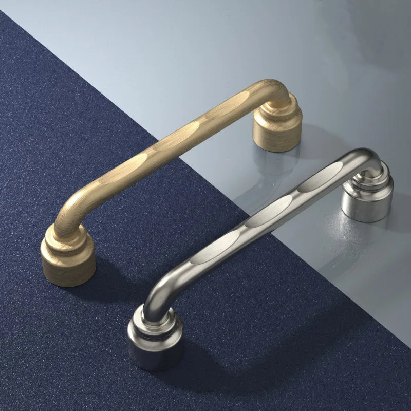 Gold Silver Black Zinc Alloy Wardrobe Handles Drawer Cabinet Pull Bar Cupboard Dresser Knobs Modern Furniture Door Handle