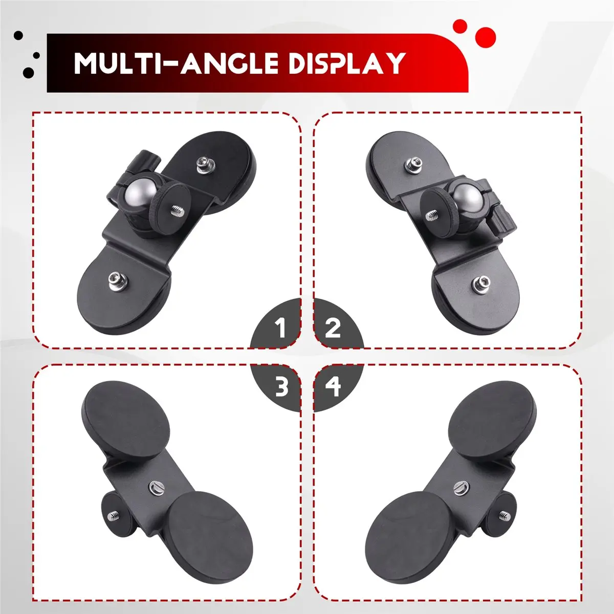 B21B Magnetic Mount Car Roof Mount for Mini Strong Suction 360 Degrees Adjustable Angle Magnetic Mounting Bracket