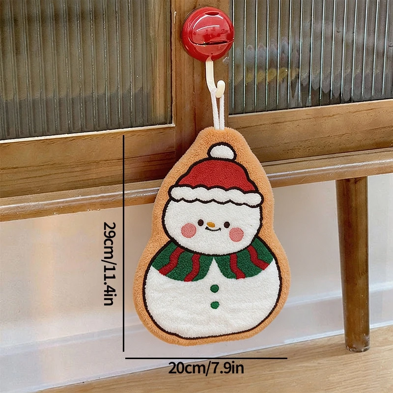 Christmas Santa Claus Hand Towels for Kitchen