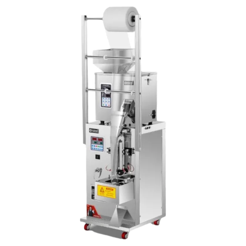 

Fully Automatic Integrated Weighing and Quantitative Packaging Machine for Grains Plastic Granules Powders and Tea.