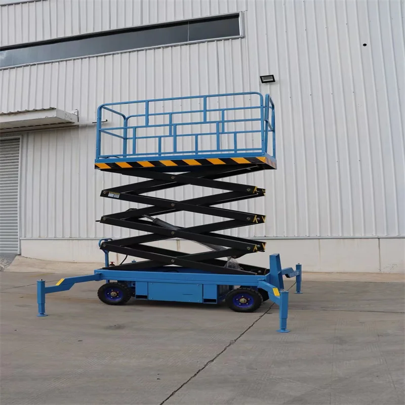 YG Electric Scissor Lifter Mobile Lifting Platform for Repairing Aerial Working Lifting Platform Electric Hydraulic Scissor Lift