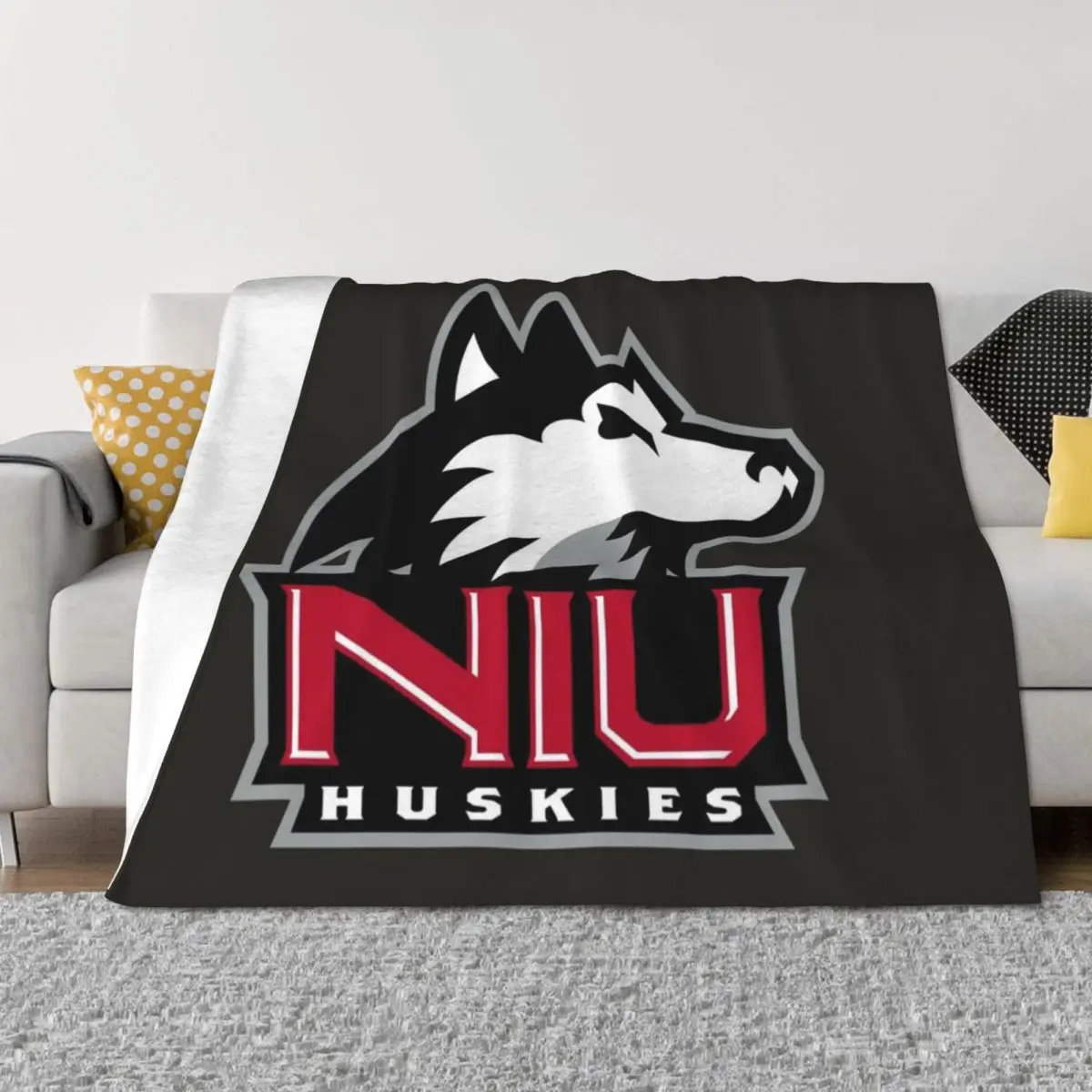 

Northern Illinois Huskies Throw Blanket Hair Luxury St Moving decorative Blankets