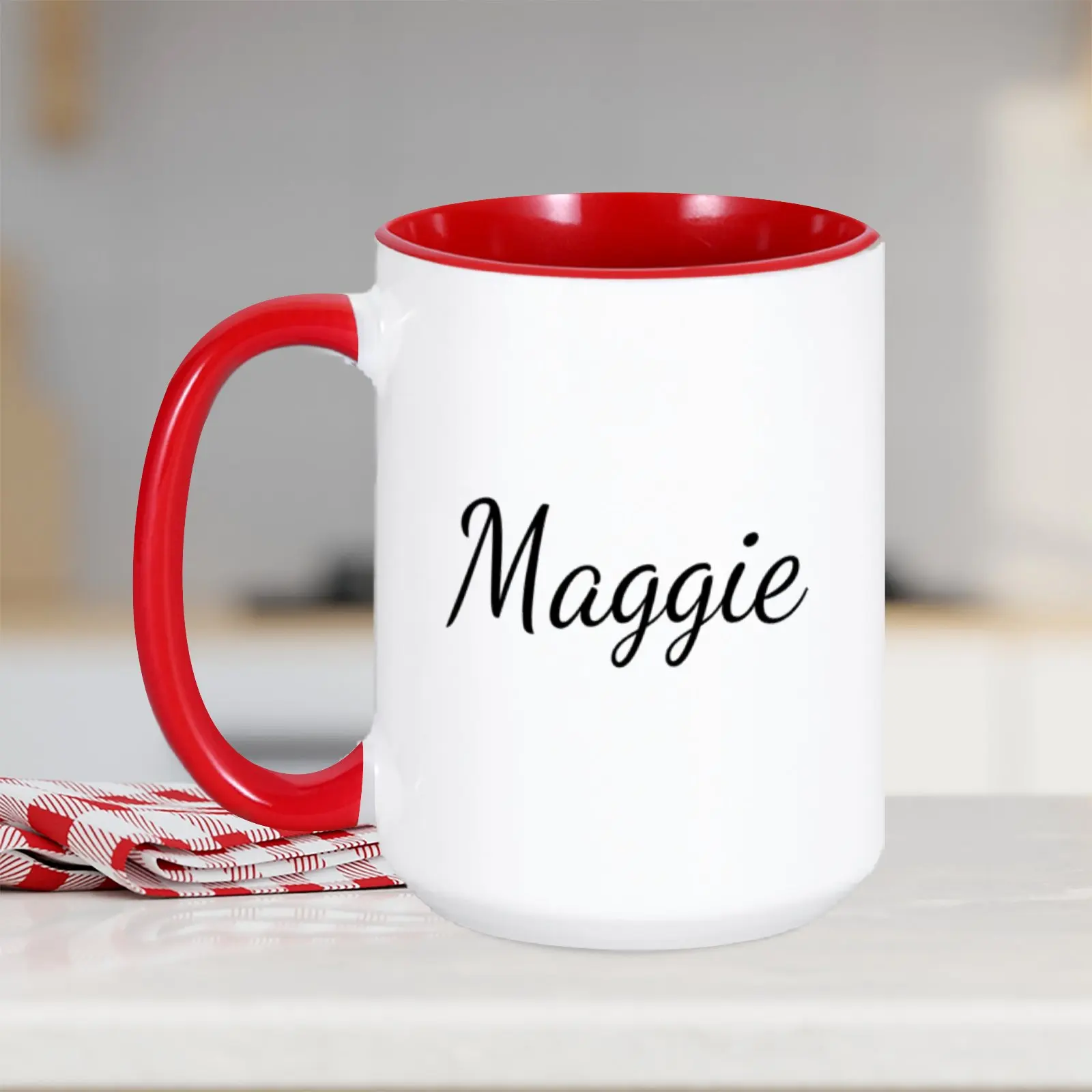 Taza grande con nombre personalizado, tazas de café de cerámica de 15oz, regalo de cumpleaños personalizado para amigo, él, su oficina, taza de té y agua para el hogar