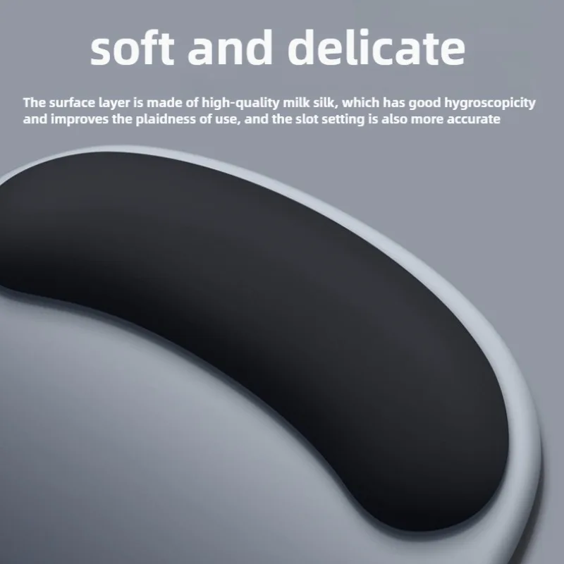 لوحة ماوس متدرجة مريحة لدعم المعصم، حصيرة ماوس غير قابلة للانزلاق، مسند للمعصم، وسادة ماوس من السيليكون للكمبيوتر #3