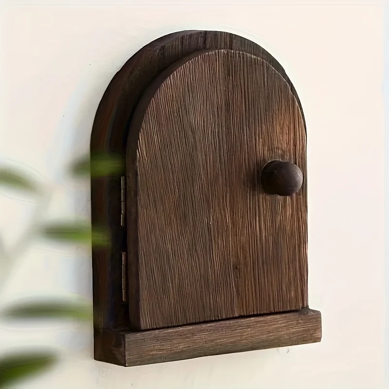 Handgefertigte Holz-Steckdosenabdeckung, Nicht-elektrisch, Handgemachte Holzkonstruktion, Bedeckt und Dekoriert Steckdosen, Staub- und staubdicht