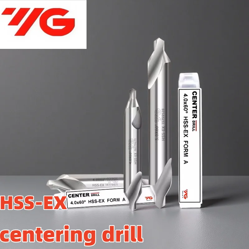 

Korean 60 degree center drill centering drill YG high-speed steel CNC steel stainless steel lathe fixed-point drill positi