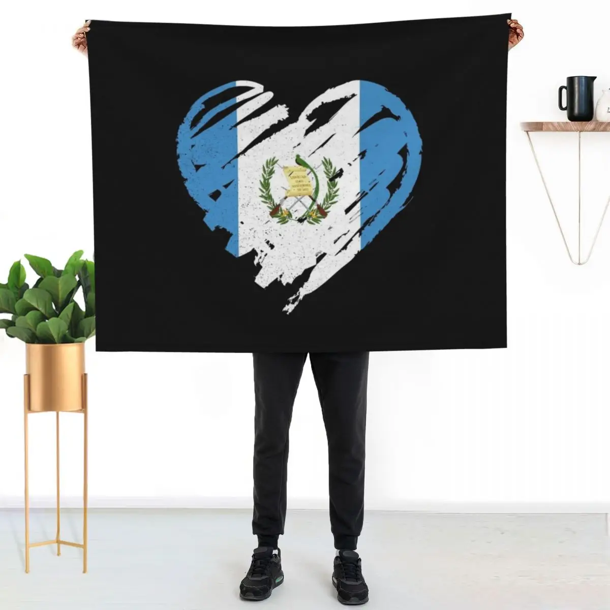 I Love Guatemala Throw Blanket Luxury St Designers valentine gift ideas Flannels Shaggy Bed Blankets