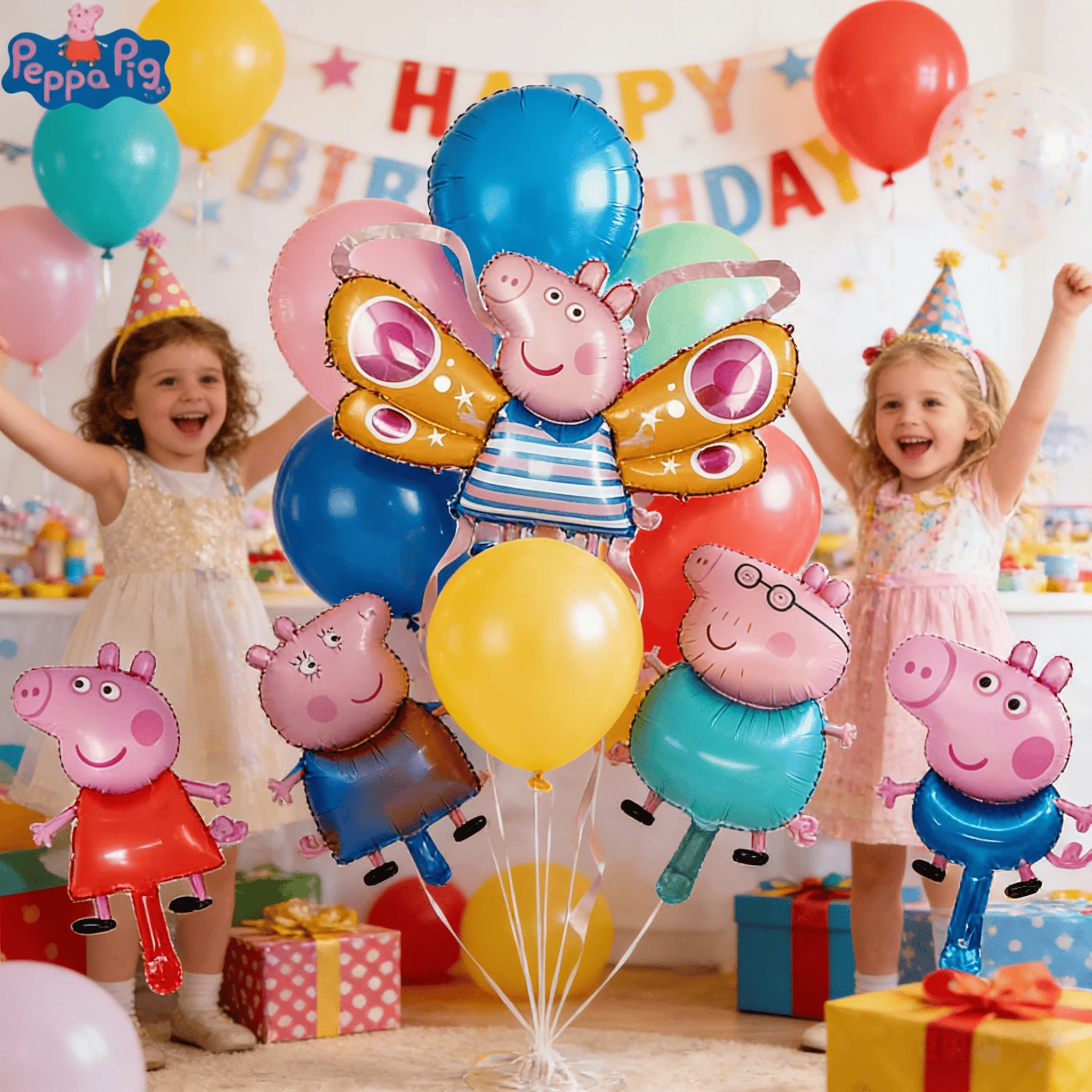 6Pcs Orange Butterf…