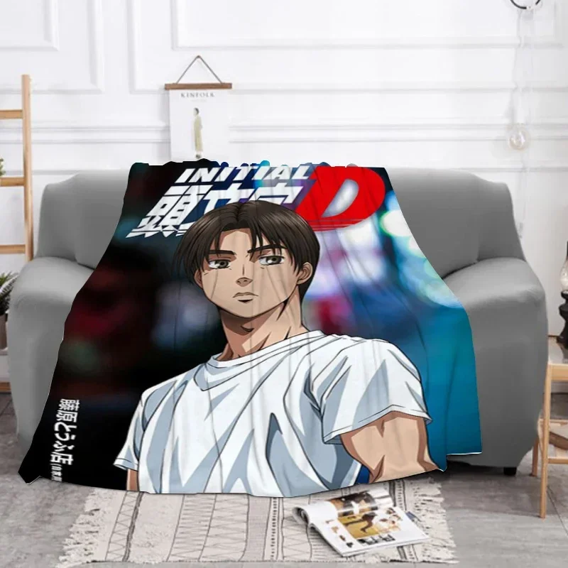 

Anime Baby Blanket Sofa Winter Initial 3D Printing Furry Baby Blankets Beds Machine Washable Living Room Throw Fluffy Soft Baby