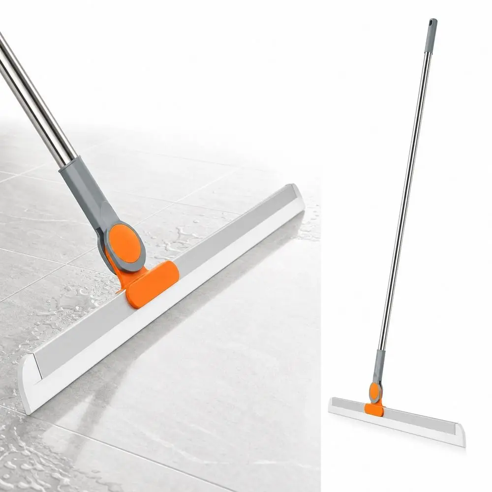Silicone Floor Squeegee Multi Purpose Easy Clean Magic Hair Removal Broom Multi-Surface Compatible Household Cleaning Tool
