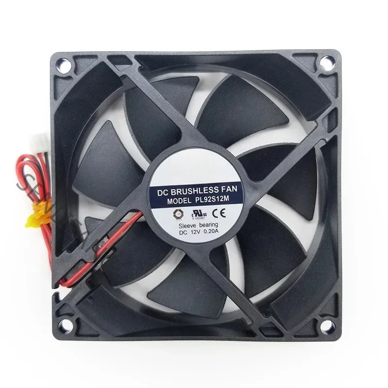 

Новый кулер для POWER PL92S12M DC12V 9CM 9025 90*90*25MM 2 линии 0,20A радиатор охлаждающий вентилятор