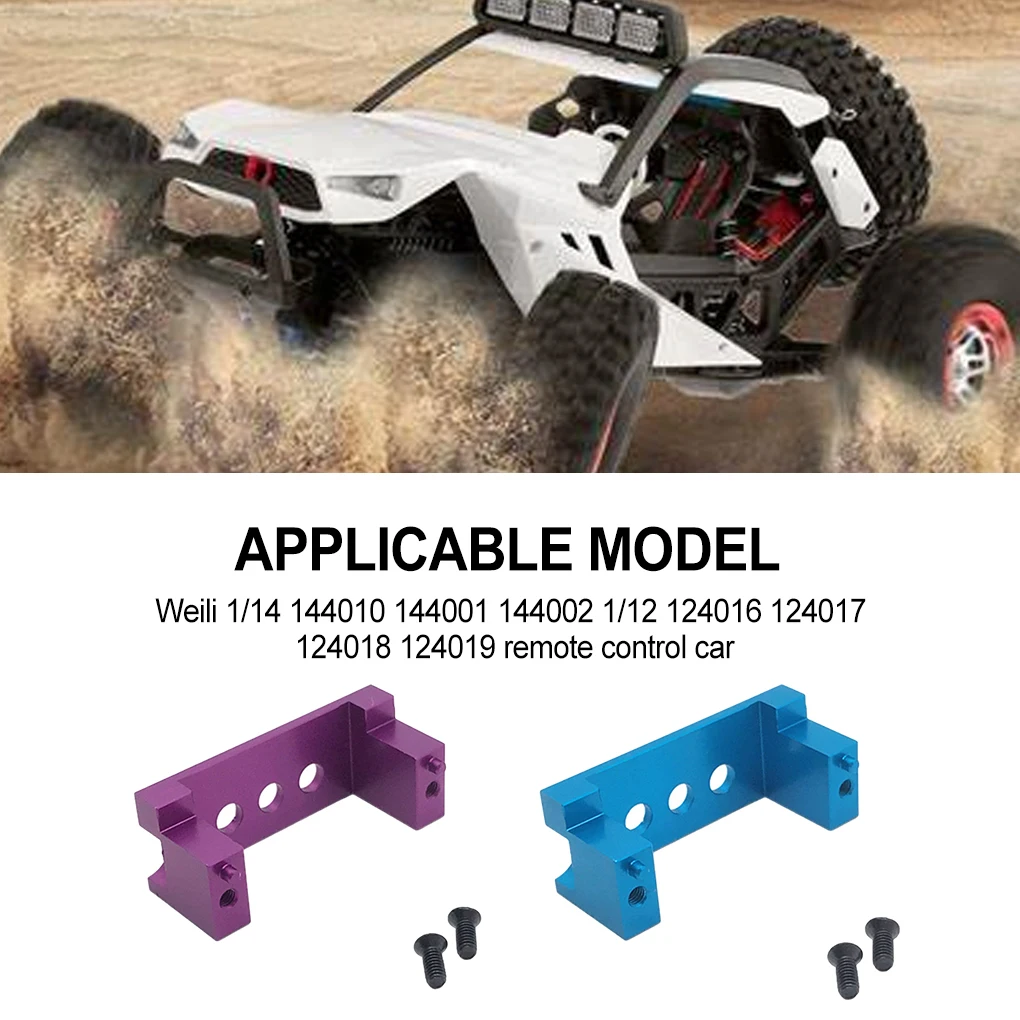 1Pcs 1 14 Steering Servo Support Aluminum Alloy Precision Servo Mount Bracket For Wltoys 144001 RC Car Part RC Car Accessories