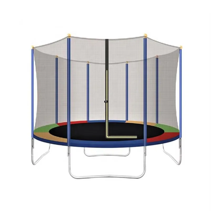 2026   Colorful Low Impact Basketball Court Galvanized Spring Kids Trampoline Sports Bed