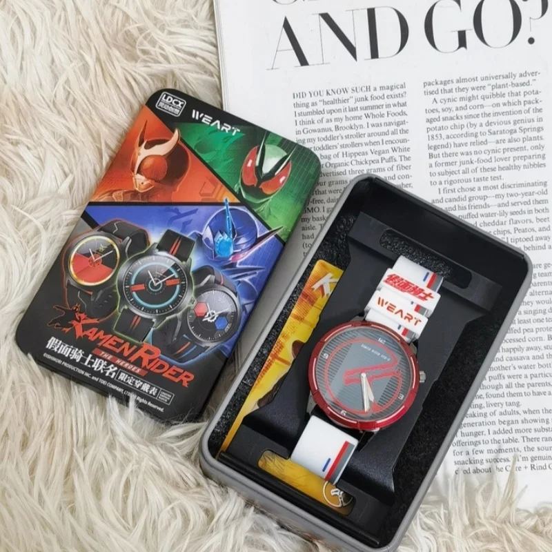 

Genuine Kamen Rider Weart Co-Branded Watch Series Blind Box Trendy Quartz Watch Anime Figure Peripheral Gifts