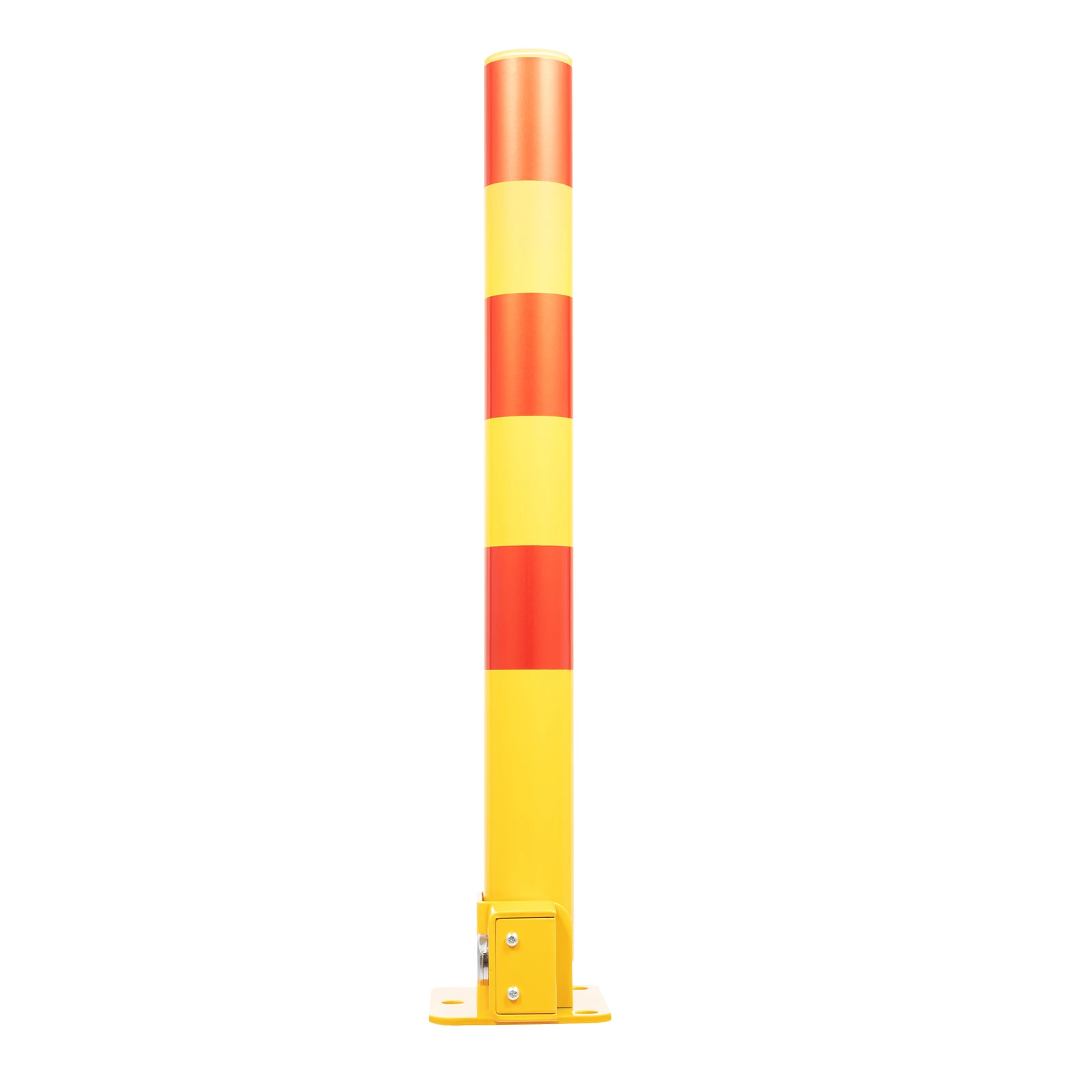 Poste di parcheggio a molla per montaggio a parete, barriera di parcheggio, intercettore di parcheggio pieghevole, paletto con strisce di avvertimento