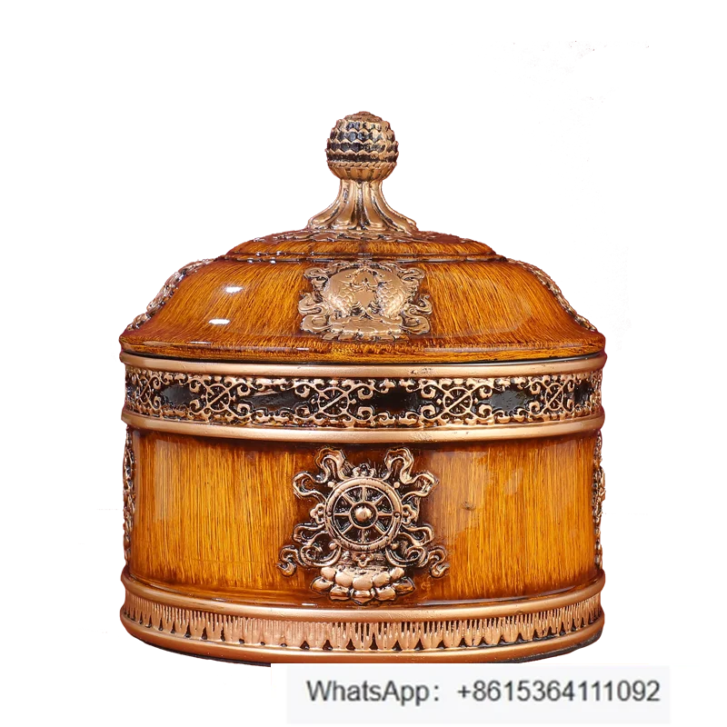 Caja de residuos de leche, caja de té de mantequilla, barril de tsamba de gran capacidad, barril de cebada de tierras altas, caja de arroz, tanque de almacenamiento de adornos para sala de estar