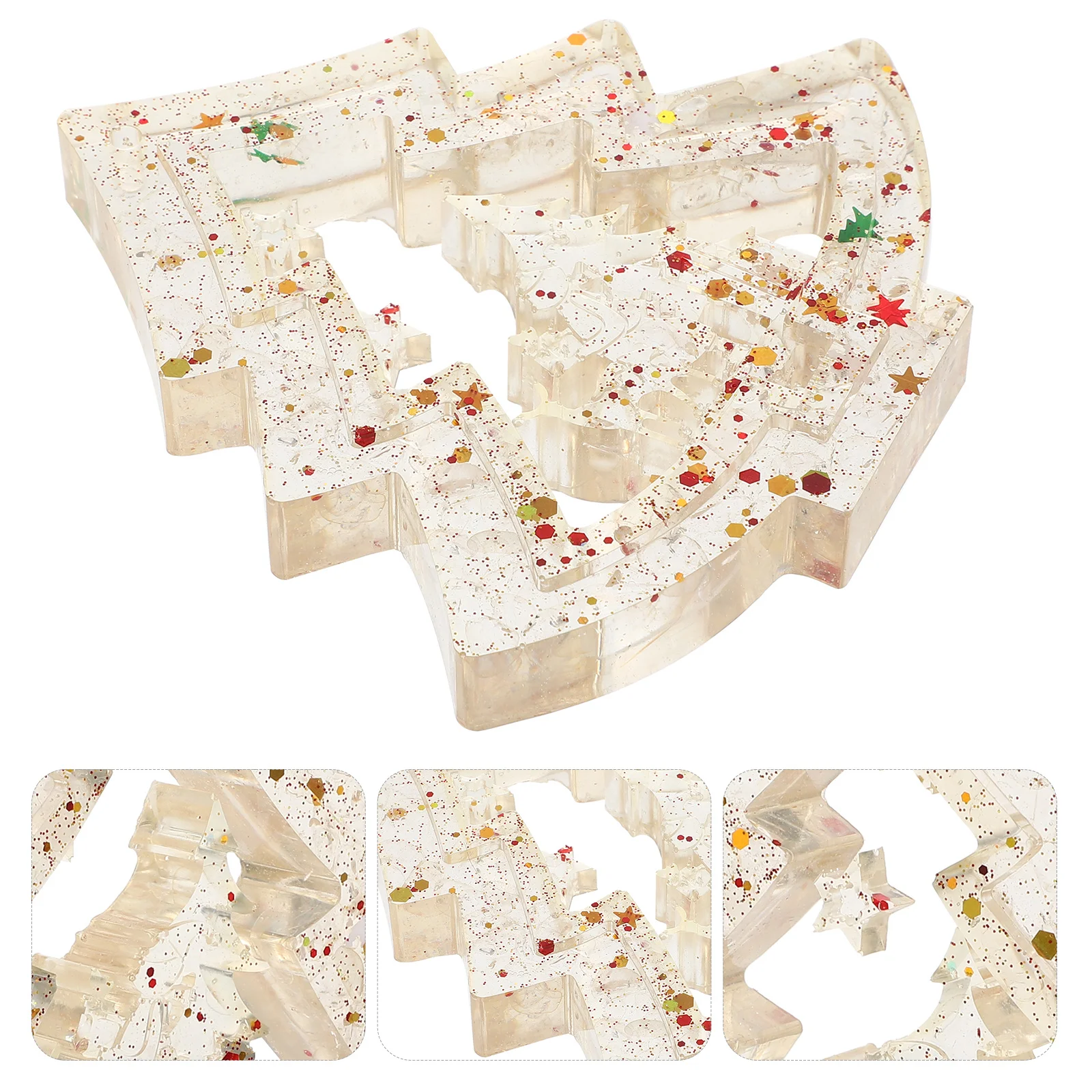 

Crystal Xmas Trees Resin Crafts Christmas Trees Mini Christmas Tree Desktop Decor Xmas Gift Mantel Decor Tabletop Crystal Tree