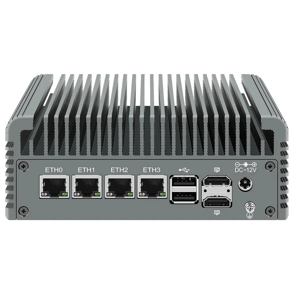 Imagem -04 - Proxmox Roteador Firewall Intel i3 N305 N100 Quad Core Ddr5 x Usb 3.2 4x Usb 2.0 x Nvme x Sata Fanless Mini pc 4xi226-v 25g