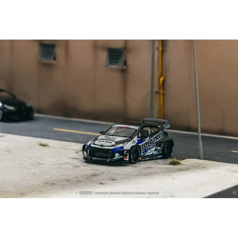 Asfalt Werkt 1/64 Pandem Toyota Gr Yaris Toyo Banden Gelegeerd Speelgoed Motorvoertuig Diecast Metalen Model Geschenken