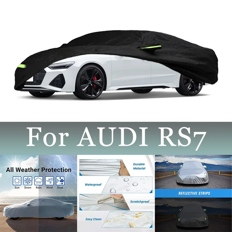 

Для AUDI RS7 автомобильный чехол водонепроницаемый пылезащитный автомобильный чехол УФ-защитный автомобильный чехол внешние чехлы для защиты от снега автомобильные аксессуары