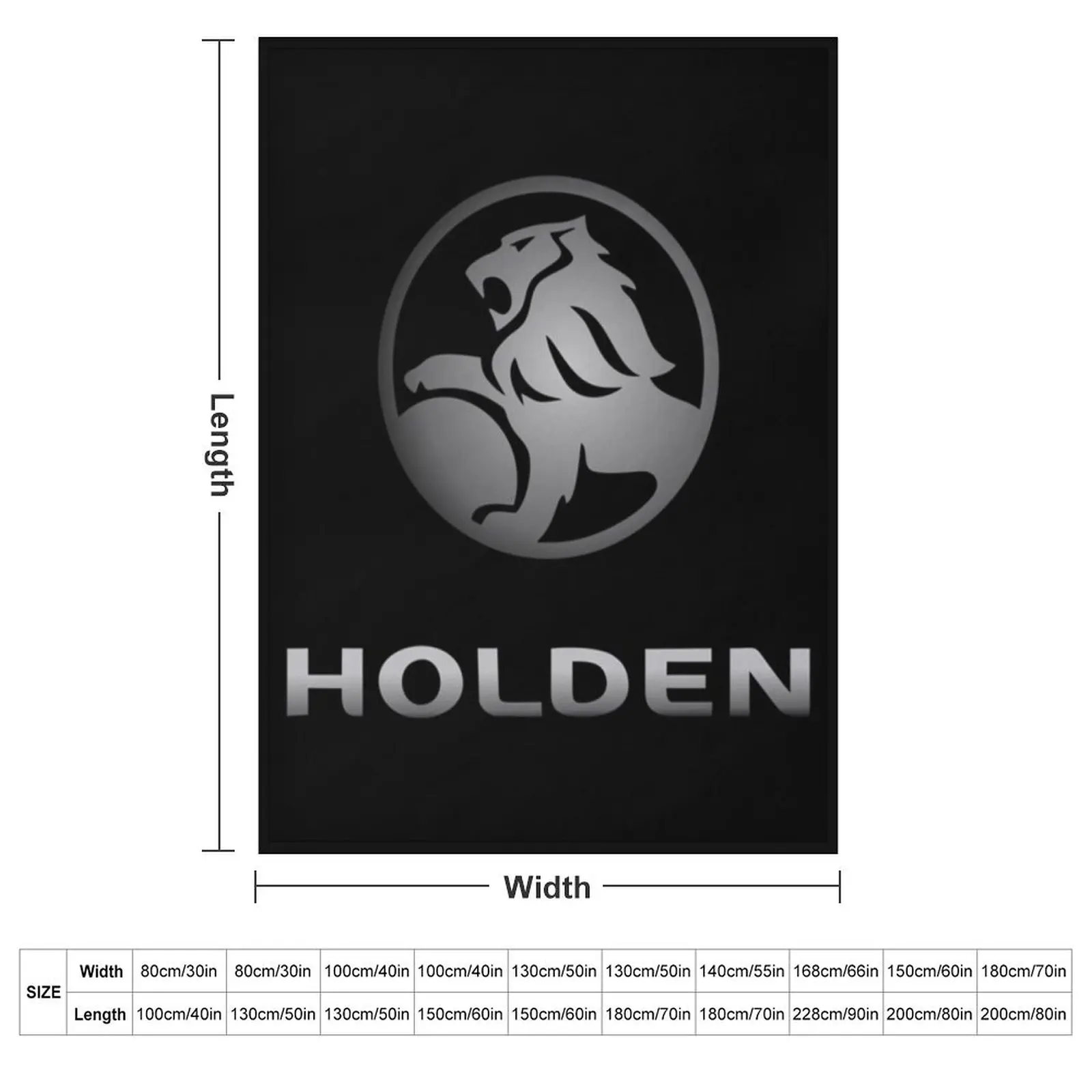 Best Edition Holden Logo Essential . Throw Blanket Bed Fashionable Furry Soft Plaid Soft cosplay anime Single Blankets