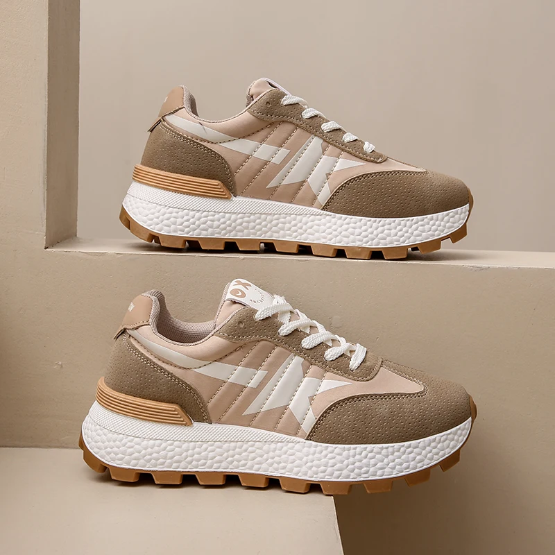 Women Light Comfortab New Breathable Sneakers High-end Sport Sneaker Star Design Luxury Brand Flats Lace Up Balance 550 Shoes