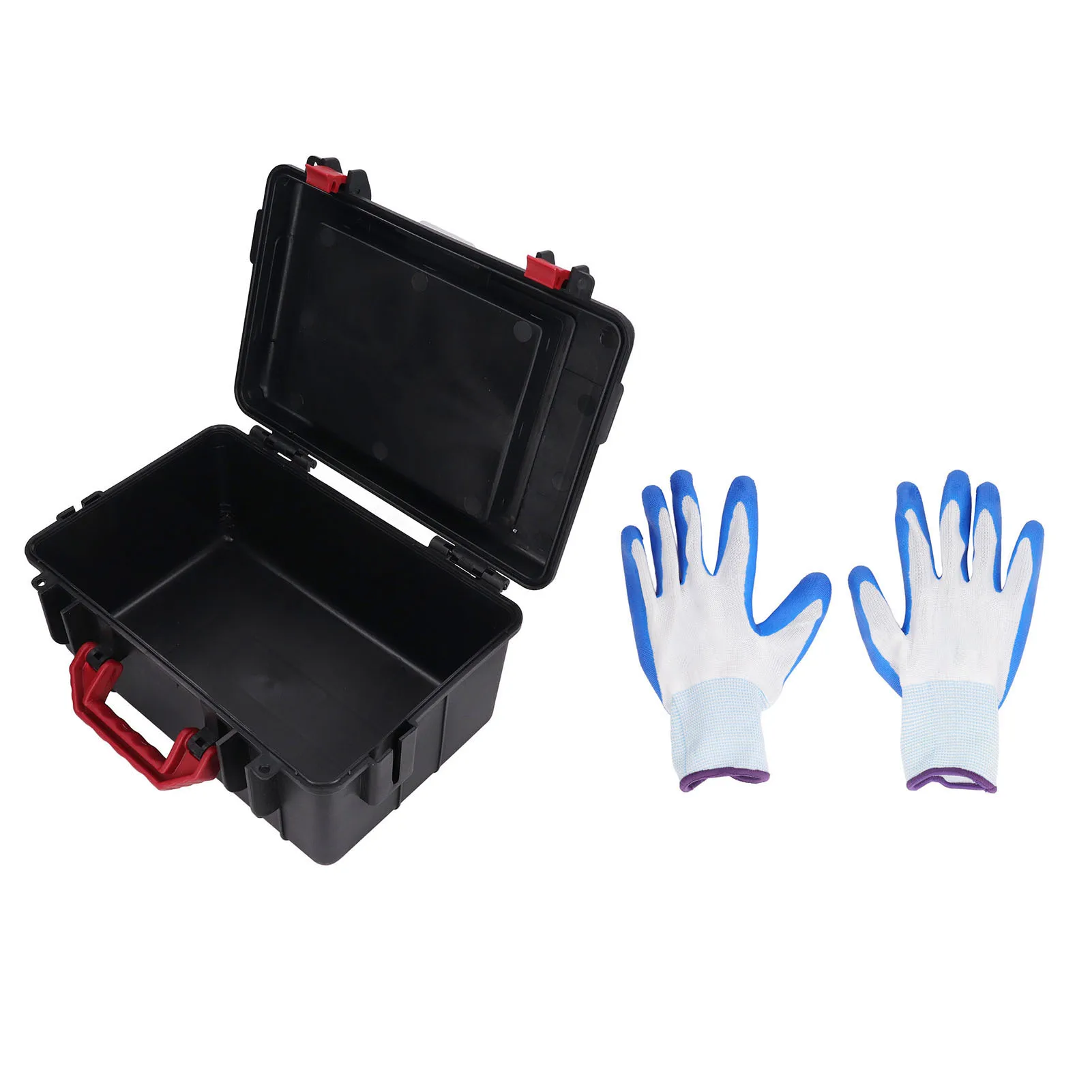 

Black Multifunctional Hardware Tool Box Portable Plastic Storage Box for Parts Organization Multifunctional Tool Box