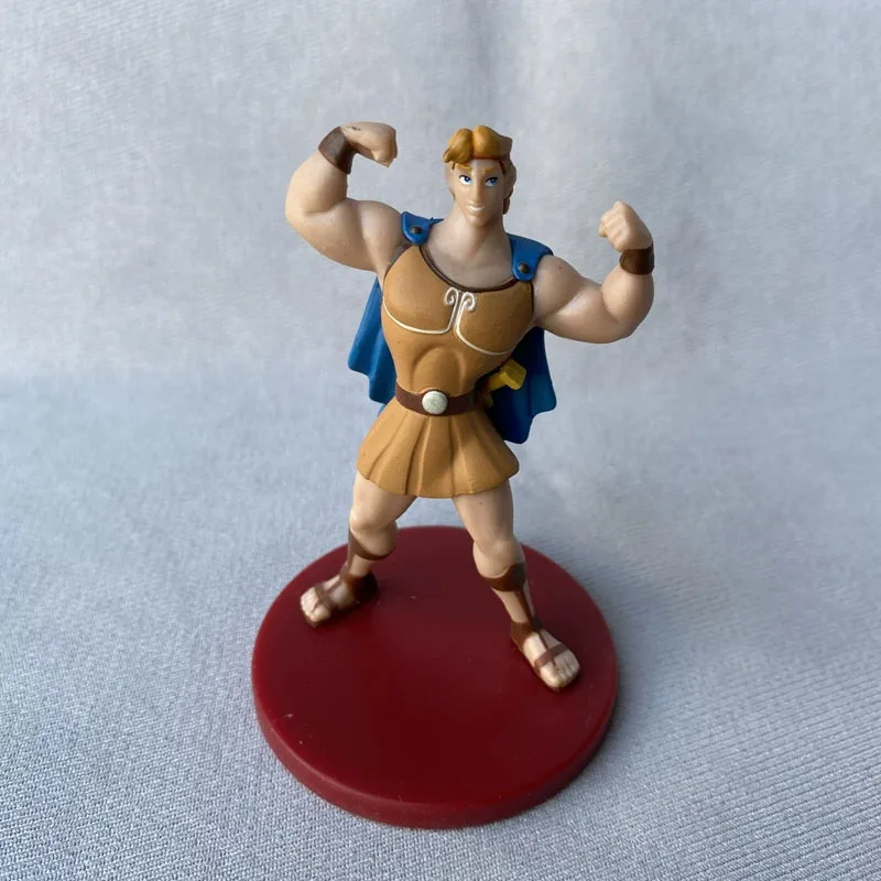Películas Hercules figuras de acción juguetes dibujos animados fuerte Hercules Anime figura muñecas niños colección de regalos