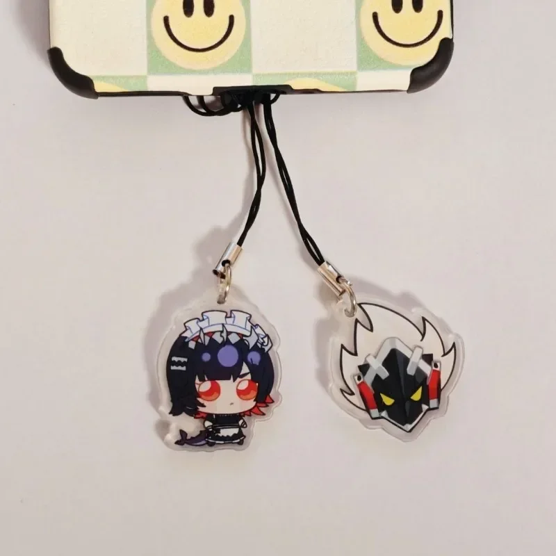 Hot Zenless Zone Zero Ellen Lanyards For Case Decor Mobile Phone Hanging Charms Acrylic Keychain Cell Phone Bag Accessories Gift