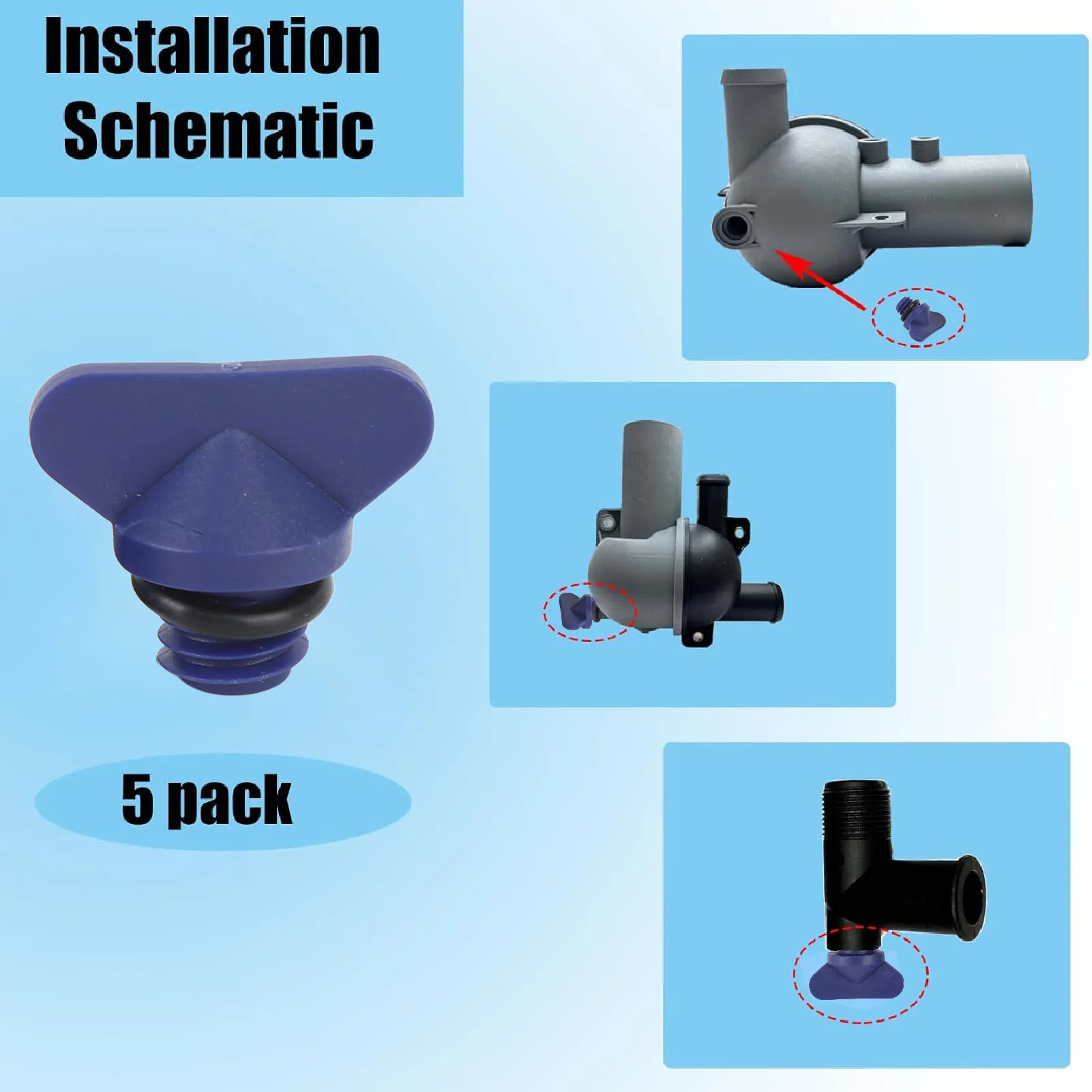 مجموعة سدادات تصريف كتلة المحرك، سدادة تصريف المحرك القوية 12-19183 مقاومة للاهتراء تمنع التسرب مع حشية للمحركات البحرية الداخلية